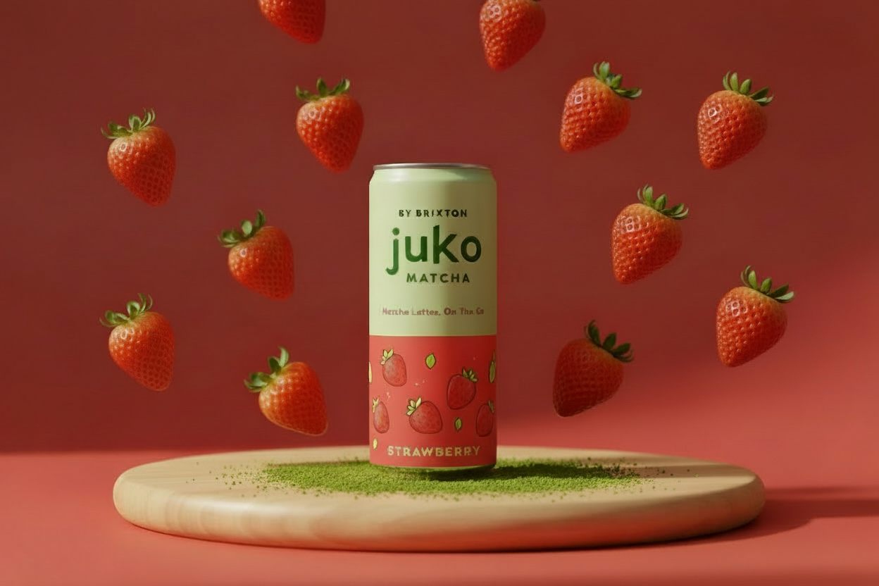 Juko Matcha Strawberry 6 pack (12 oz can)