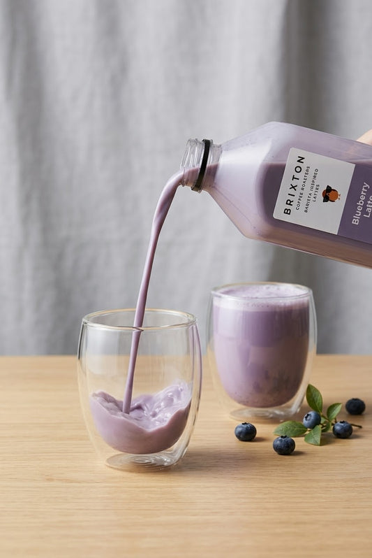 Blueberry Latte (32 oz)
