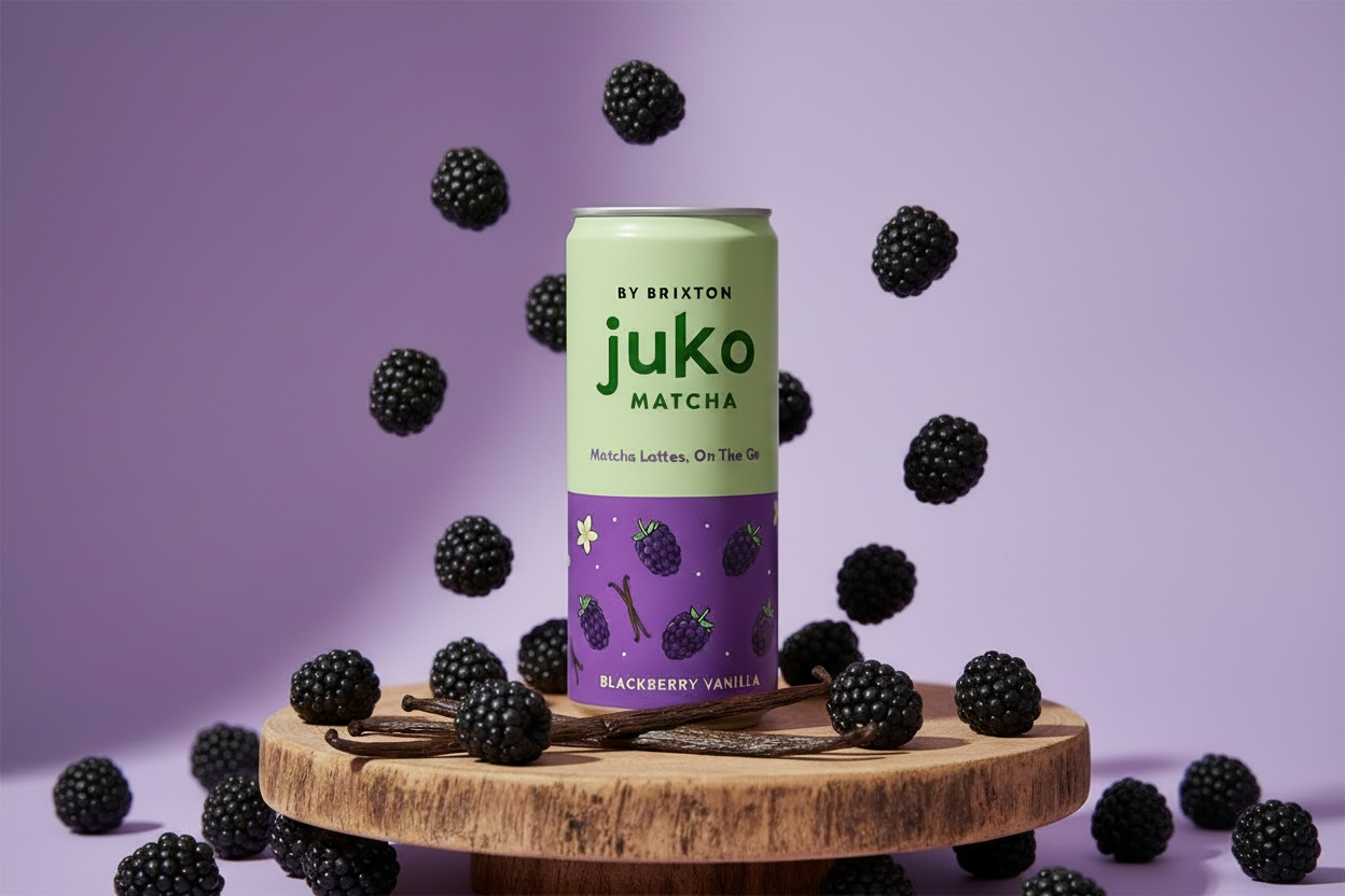 Juko Matcha Blackberry Vanilla 6 pack (12 oz can)
