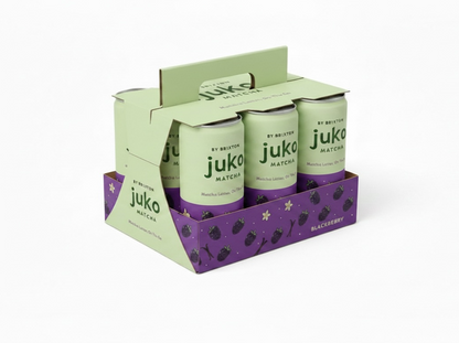 Juko Matcha Blackberry Vanilla 6 pack (12 oz can)